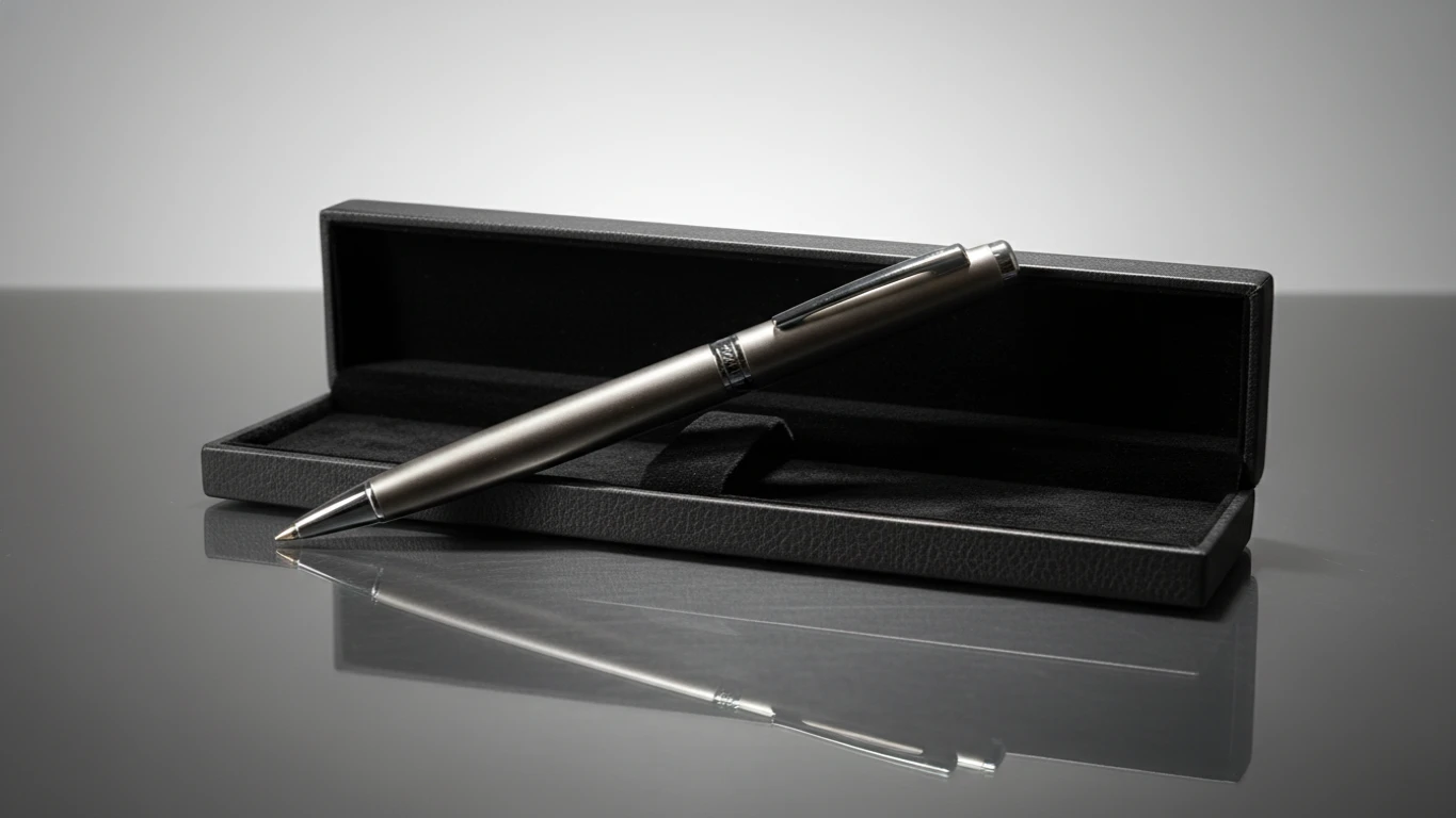 Caneta Executiva de Metal com Estojo