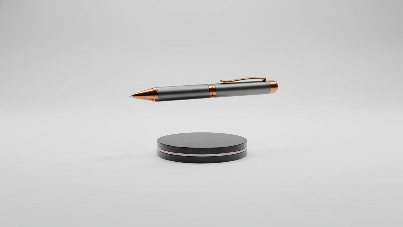 Caneta Magnética que Flutua