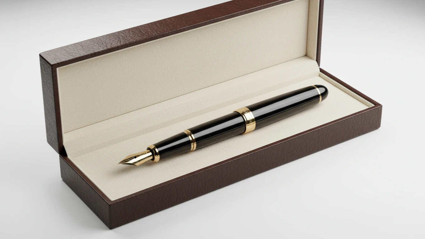 Caneta Tinteiro Executiva com Estojo