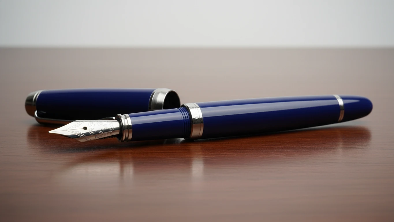 Caneta Tinteiro com Pena de Irídio