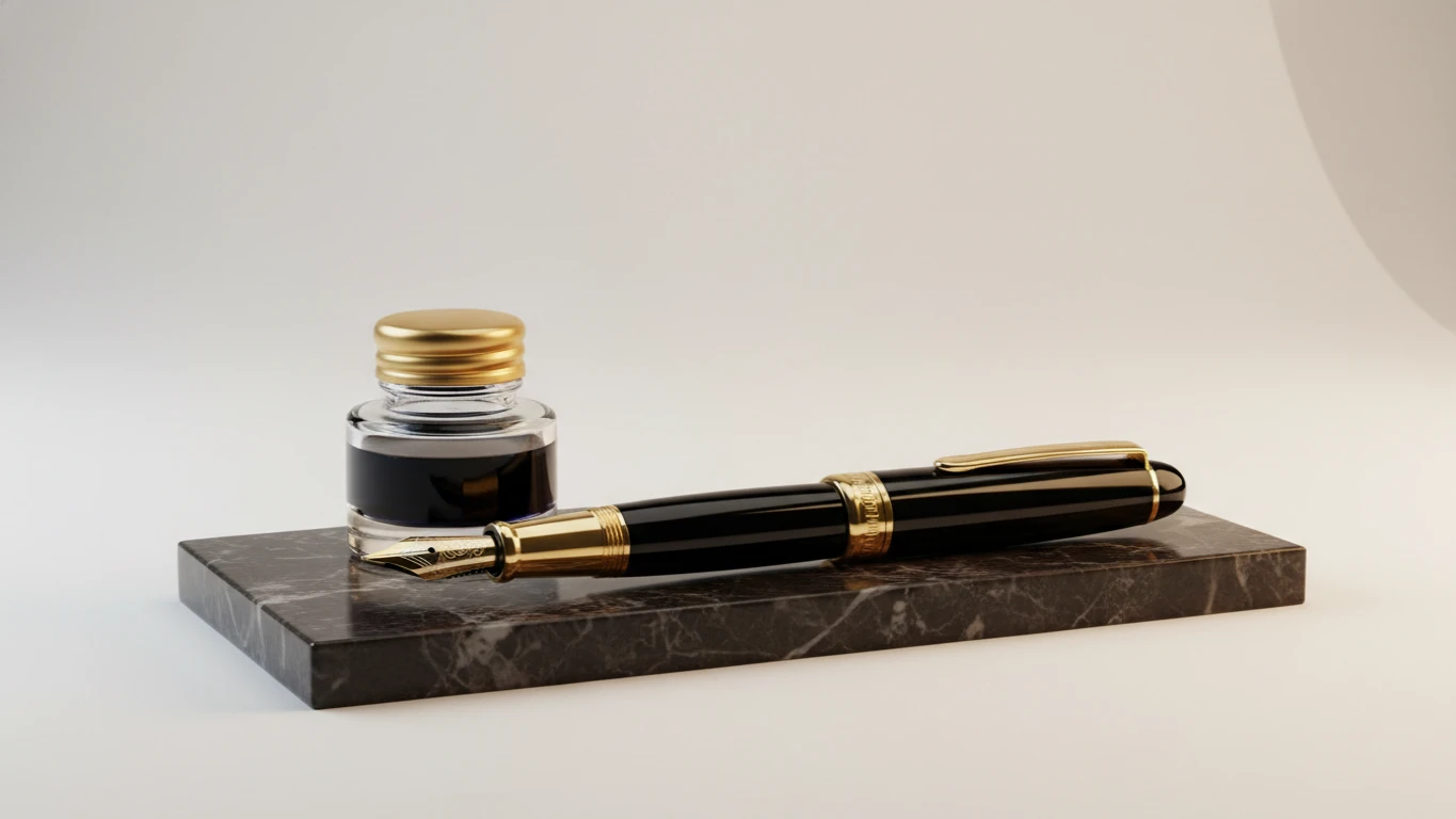 Caneta Tinteiro de Luxo