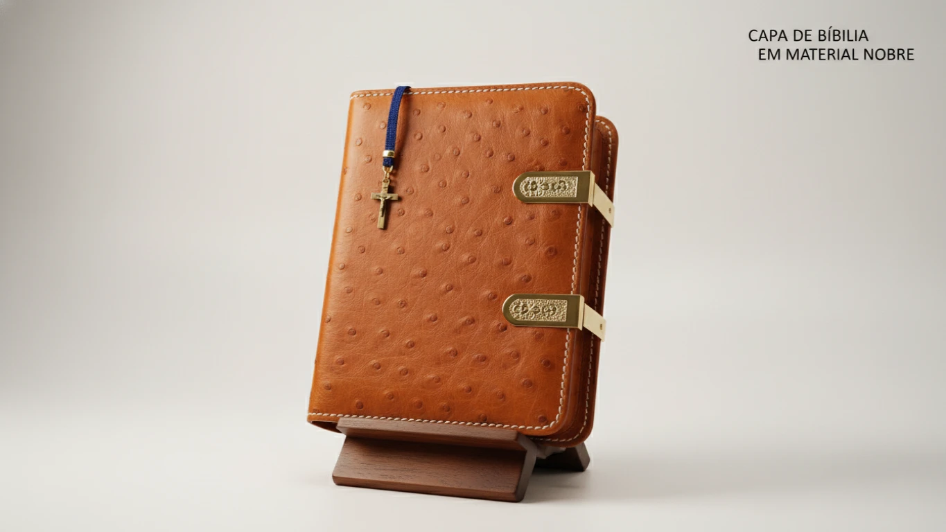 Capa de Bíblia em Material Nobre