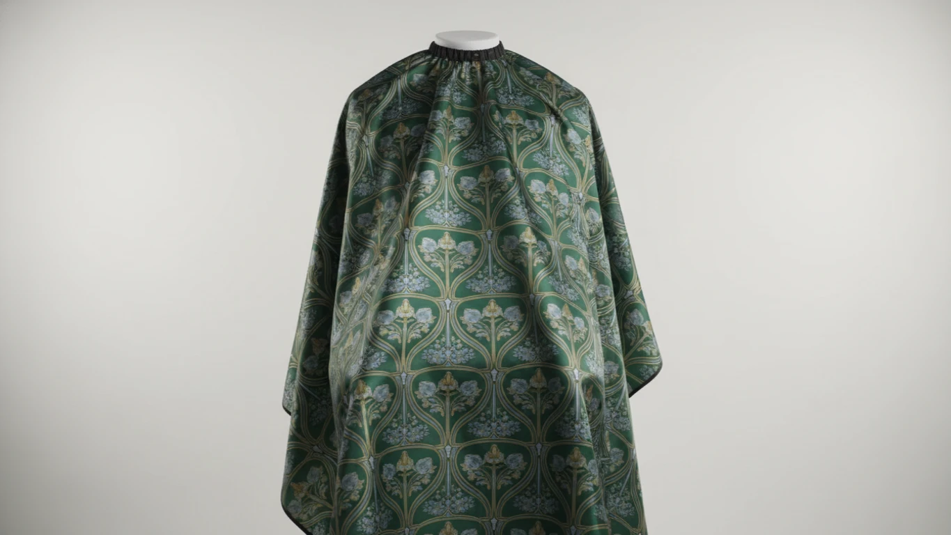 Capa de Corte em Cetim com Estampa Exclusiva