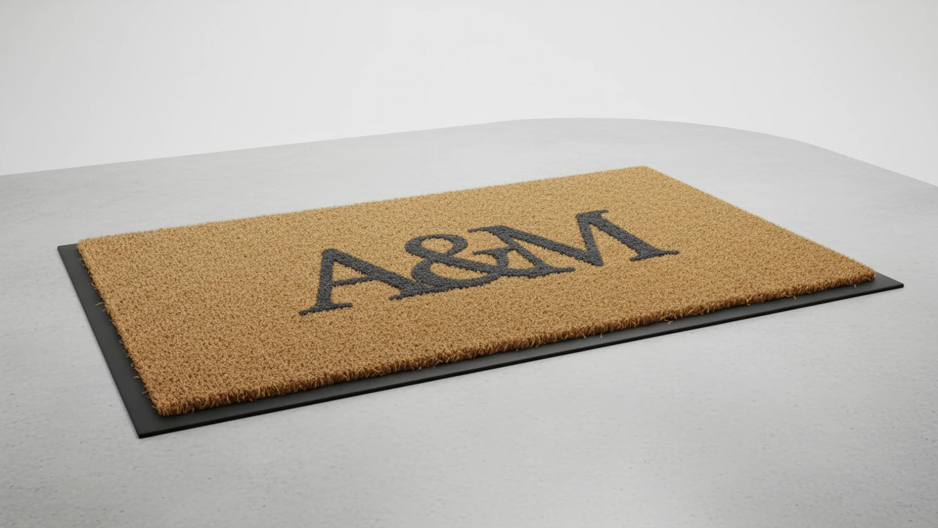 Capacho Personalizado com Iniciais