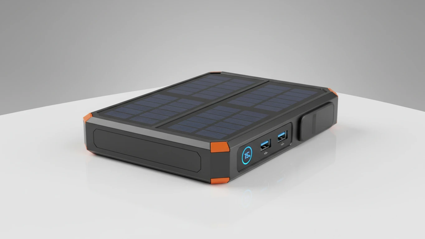 Carregador Solar Portátil de Alta Capacidade