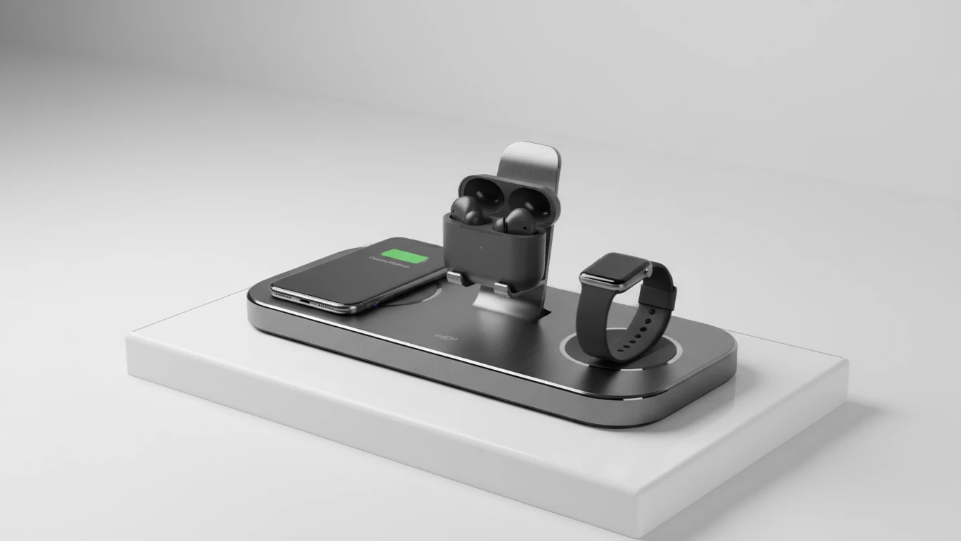 Carregador por Indução 3 em 1