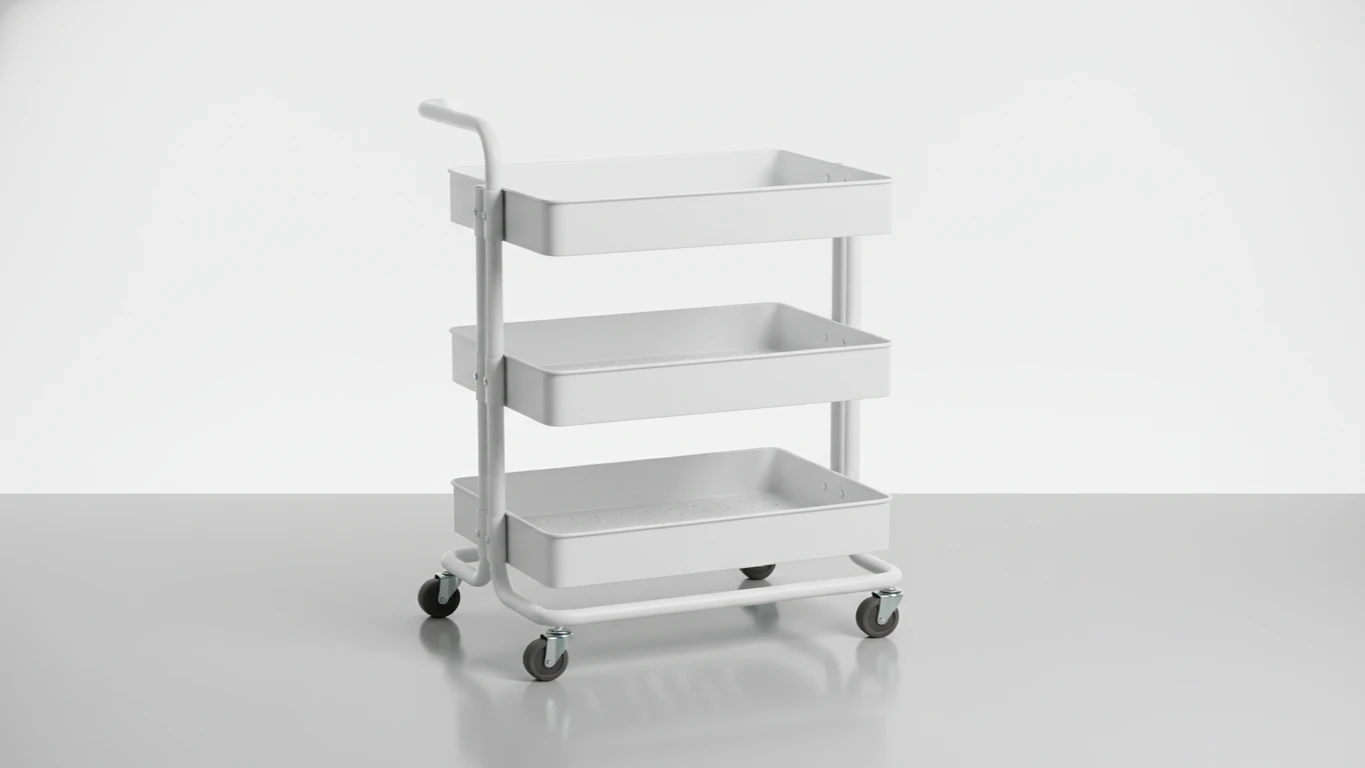 Carrinho Organizador Multiuso com Rodízios