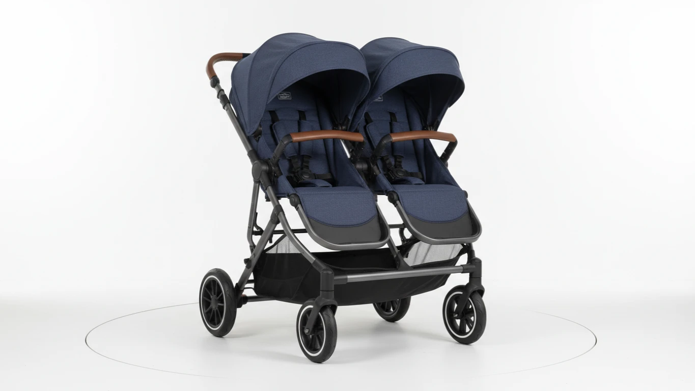Carrinho de Bebê Duplo Multifuncional
