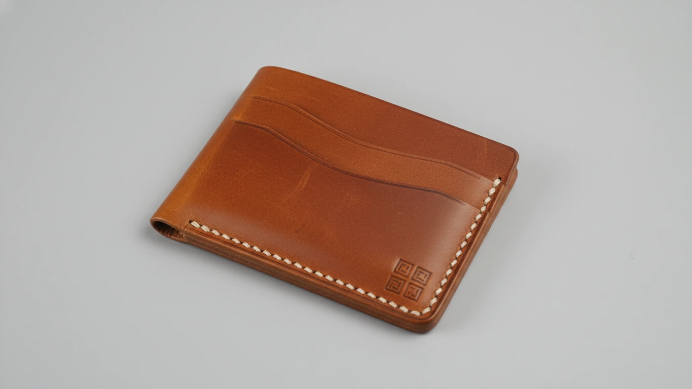 Carteira Slim de Couro Artesanal