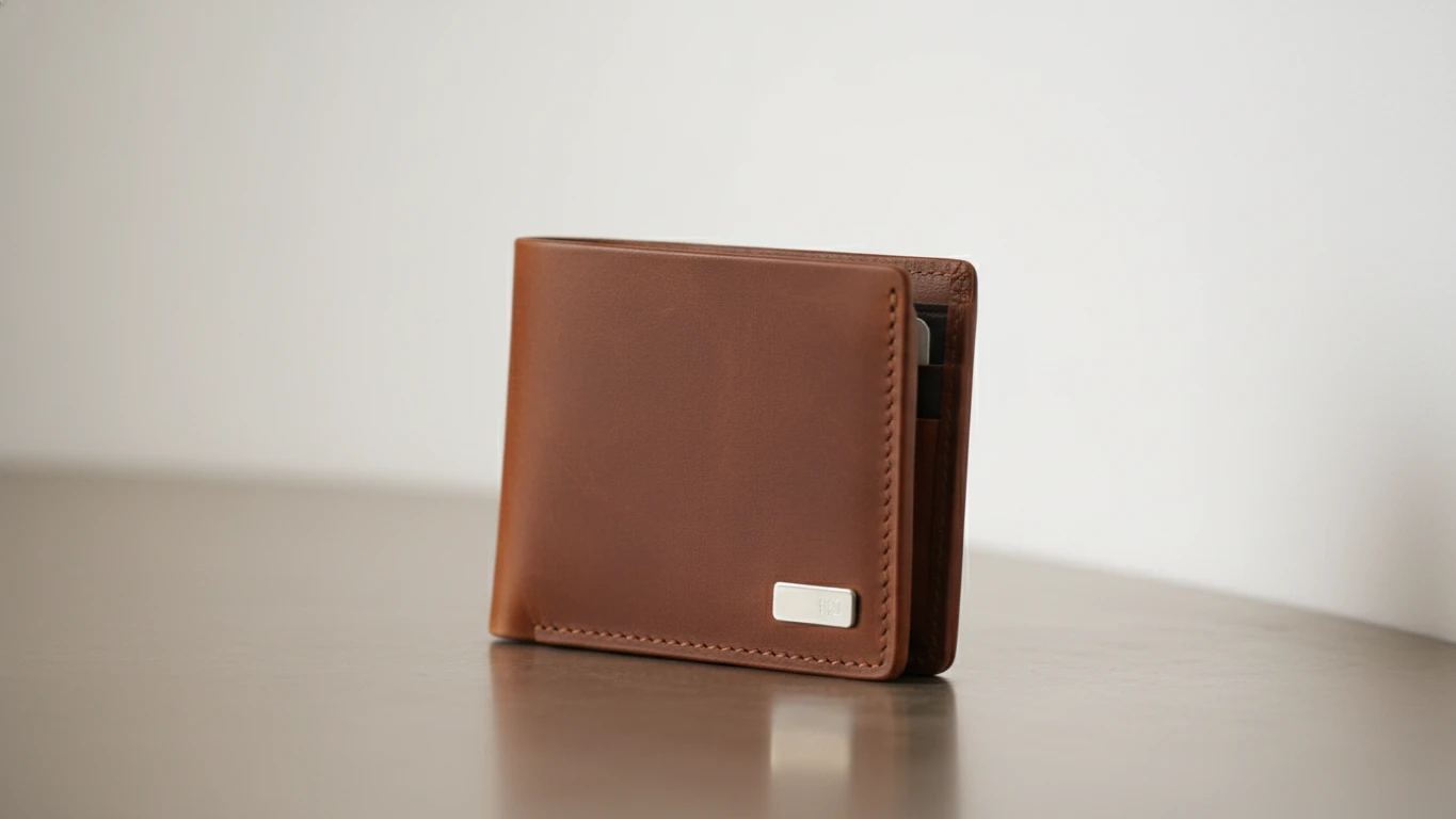 Carteira de Couro Slim com Proteção RFID