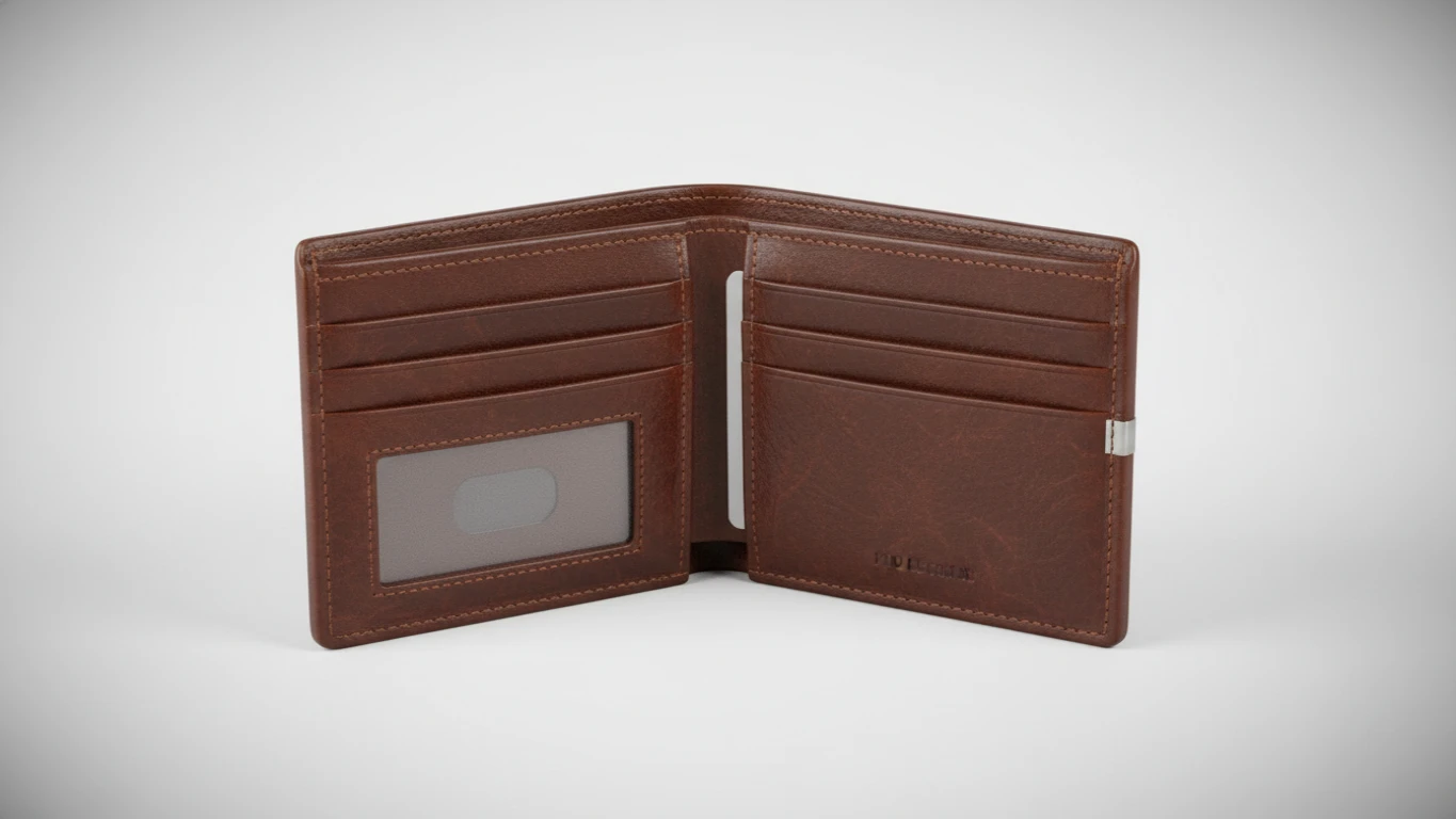 Carteira de Couro com Proteção RFID