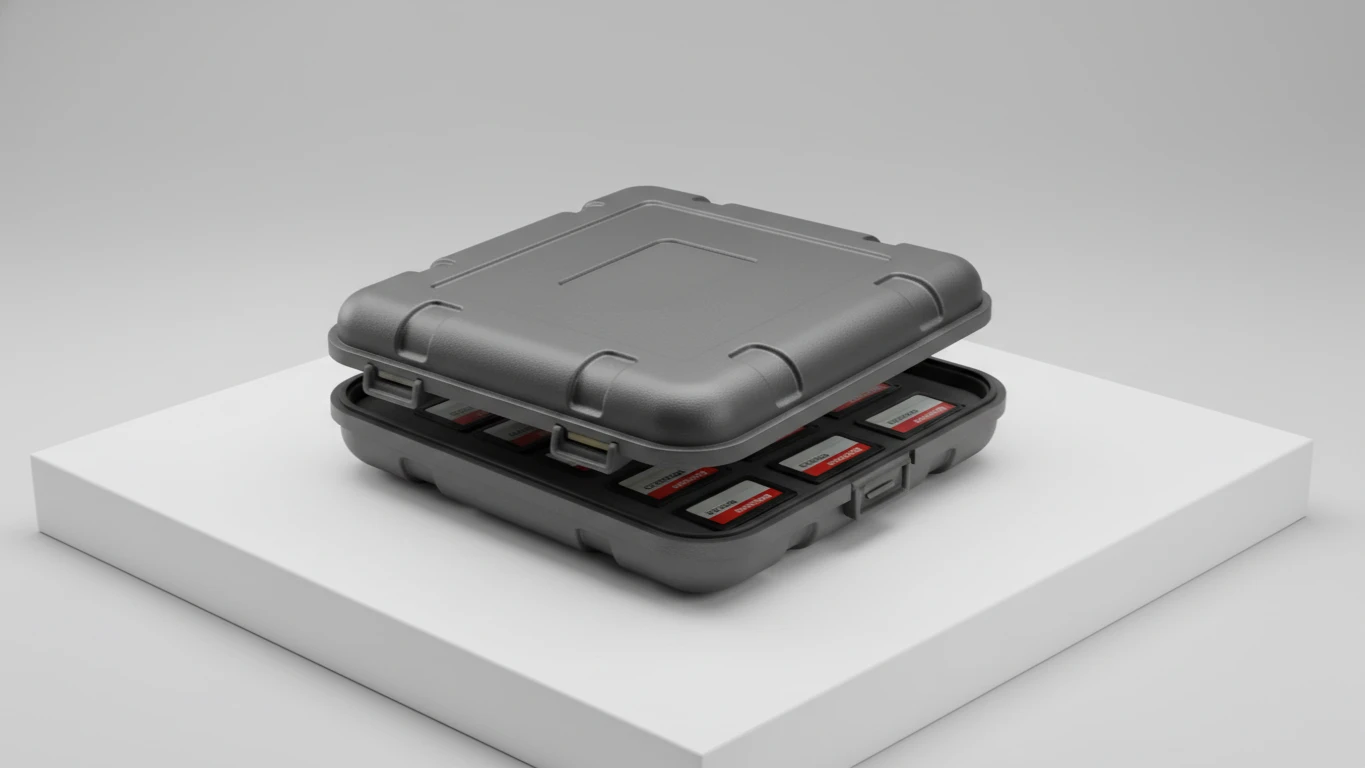 Case Rígido Organizador de Cartões de Memória