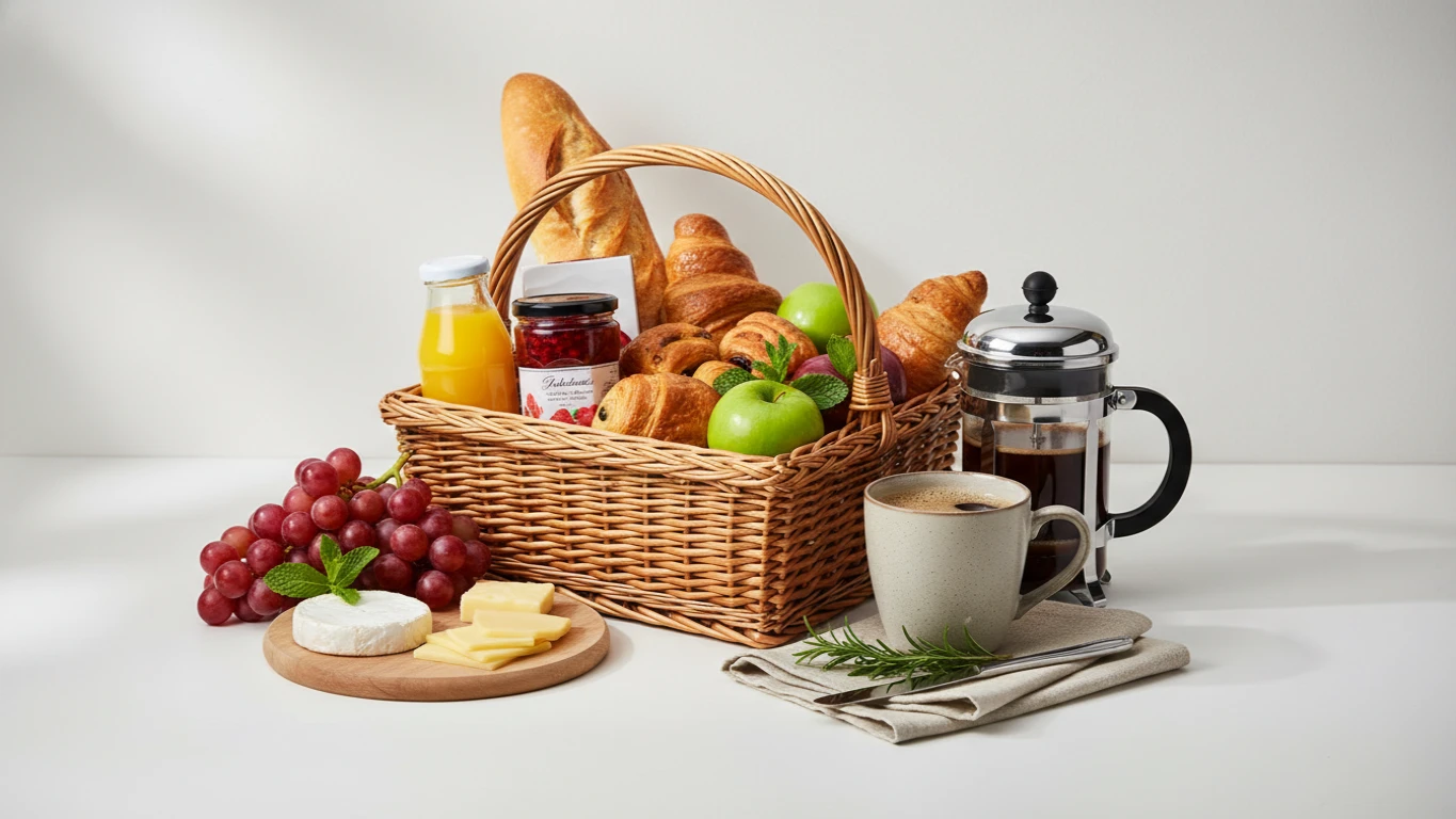 Cesta Gourmet de Café da Manhã Exclusiva