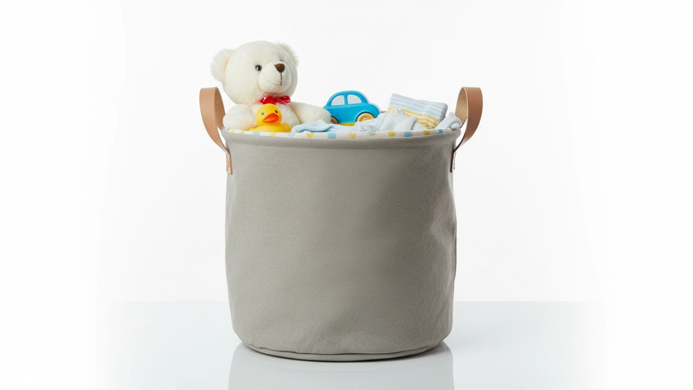 Cesto Organizador de Brinquedos e Roupas