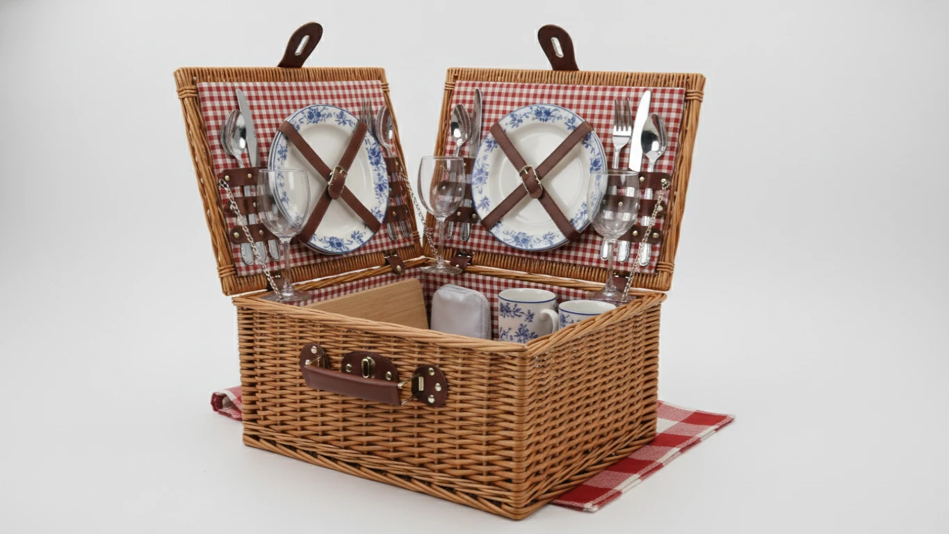 Cesto de Piquenique Completo para Casal