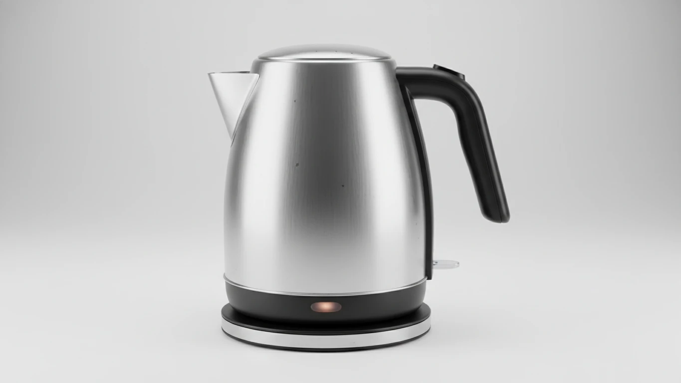 Chaleira Elétrica de Aço Escovado