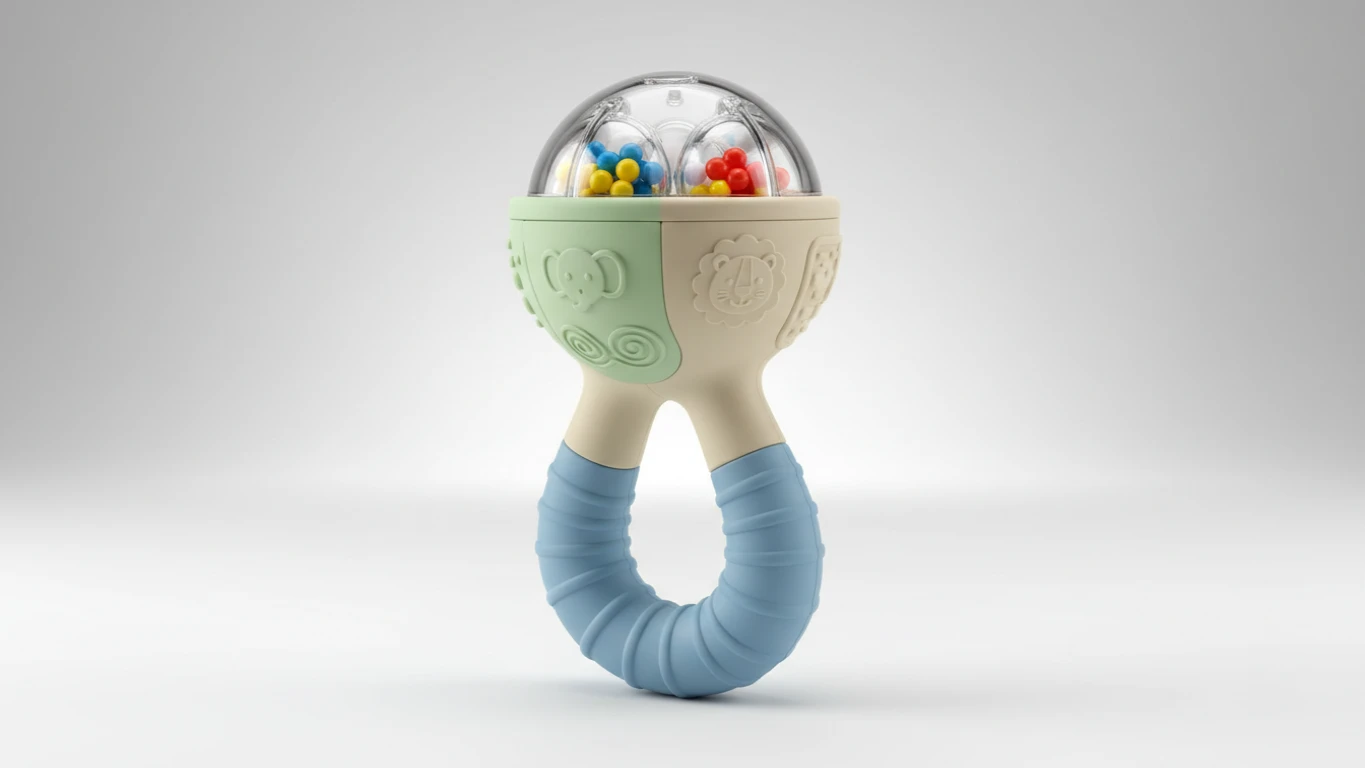 Chocalho Ergonômico com Texturas