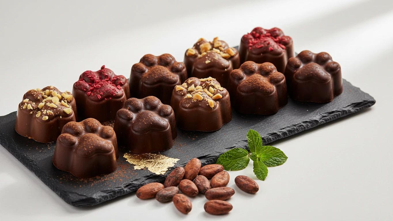 Chocolates Artesanais Formato de Patinhas