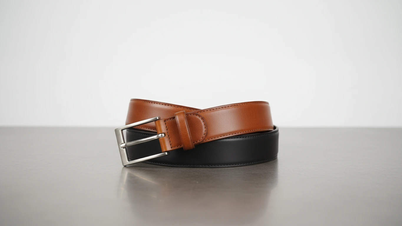 Cinto de Couro Dupla Face