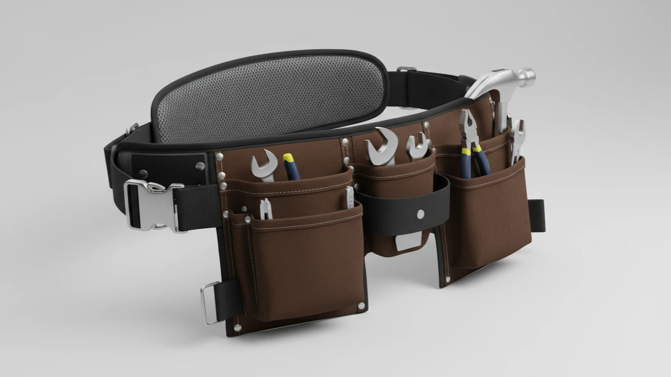 Cinto de Ferramentas Ergonômico com Bolsos