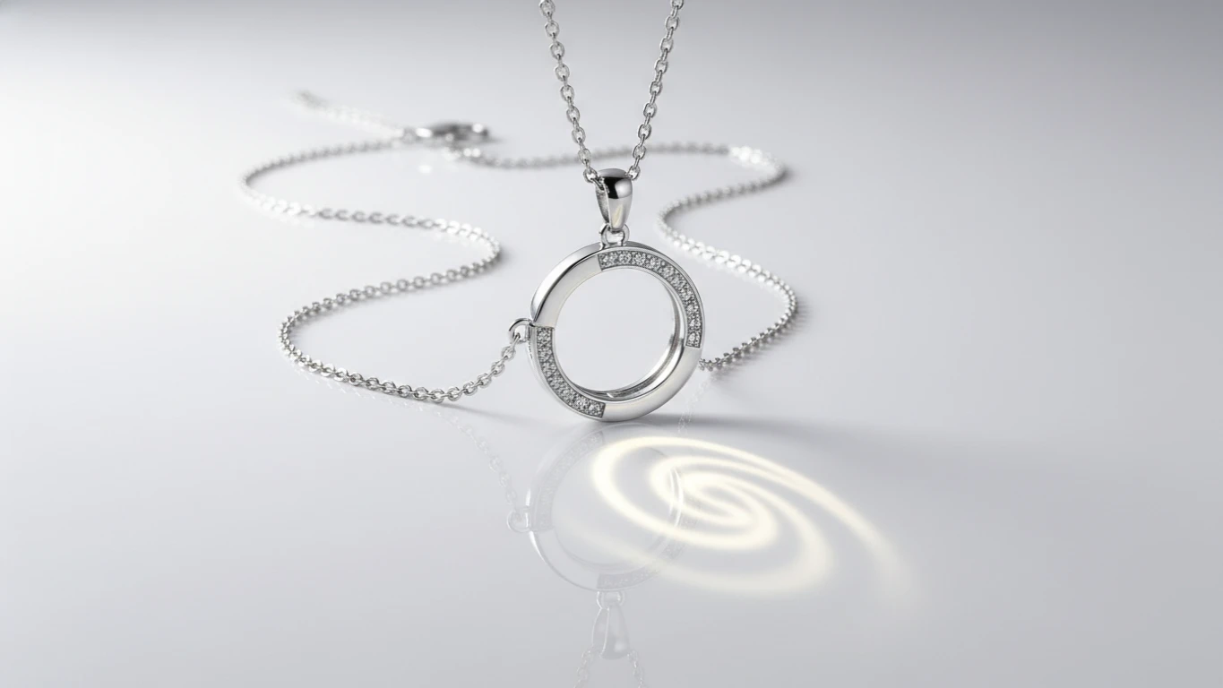 Colar com Projeção de Mensagem Oculta