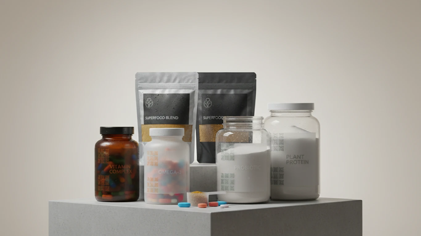 Combo de Vitaminas e Suplementos Premium