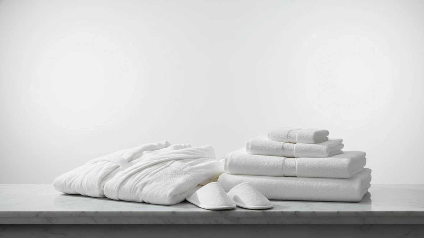 Conjunto de Banho com Roupões de Algodão