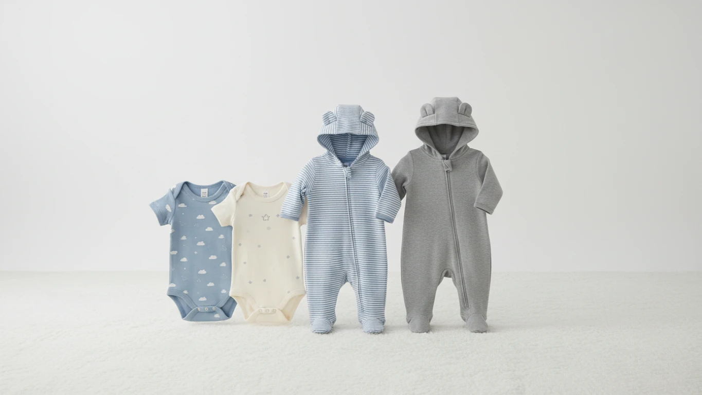 Conjunto de Bodies e Macacões Confortáveis