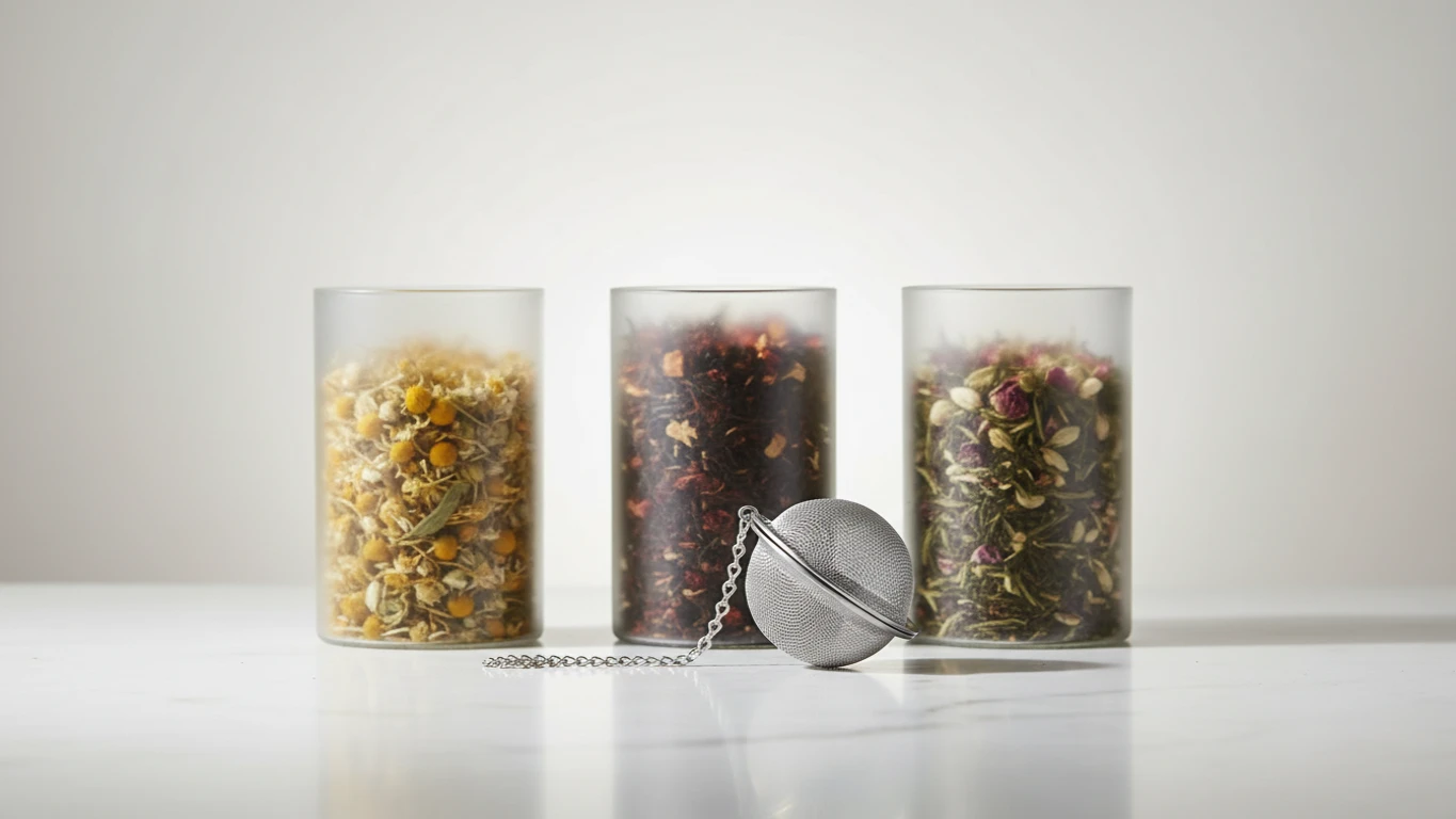 Conjunto de Chás Especiais com Infusor