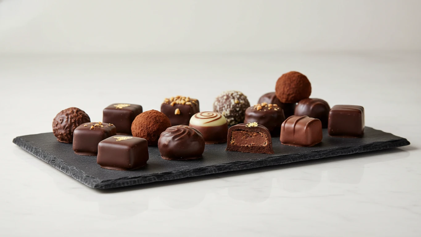Conjunto de Chocolates Belgas Artesanais
