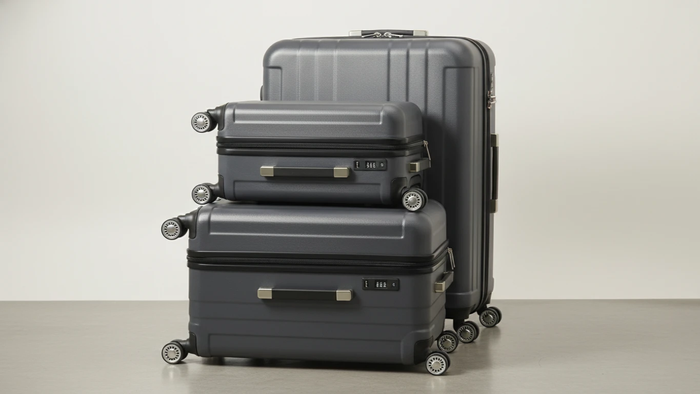 Conjunto de Malas Rígidas com Rodas 360