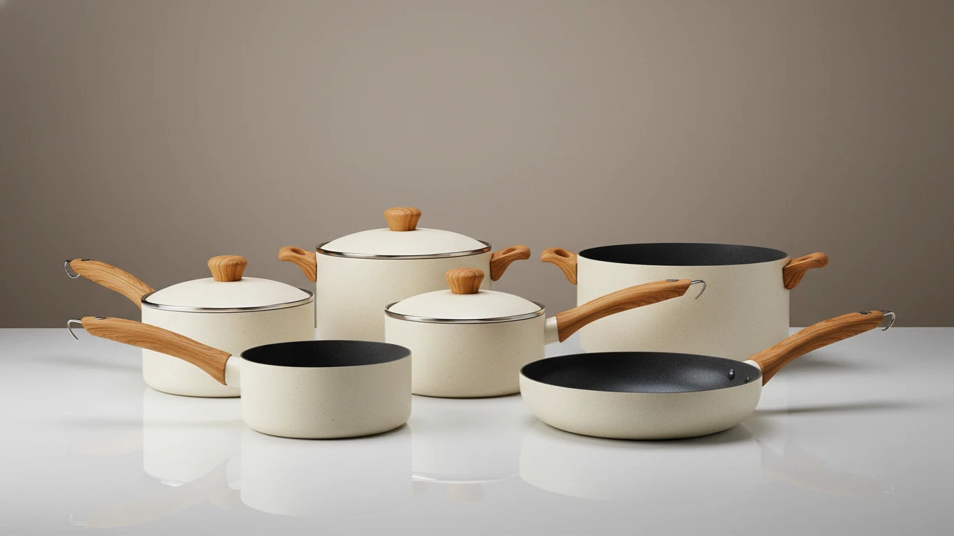 Conjunto de Panelas de Cerâmica