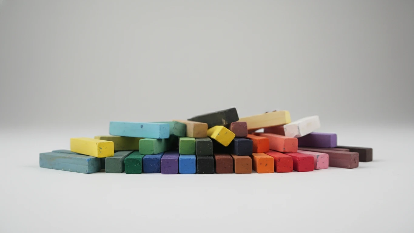 Conjunto de Pastéis Secos de Estúdio