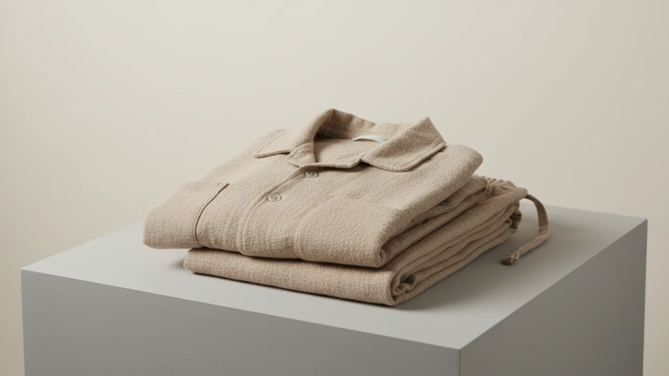 Conjunto de Pijamas de Algodão Orgânico