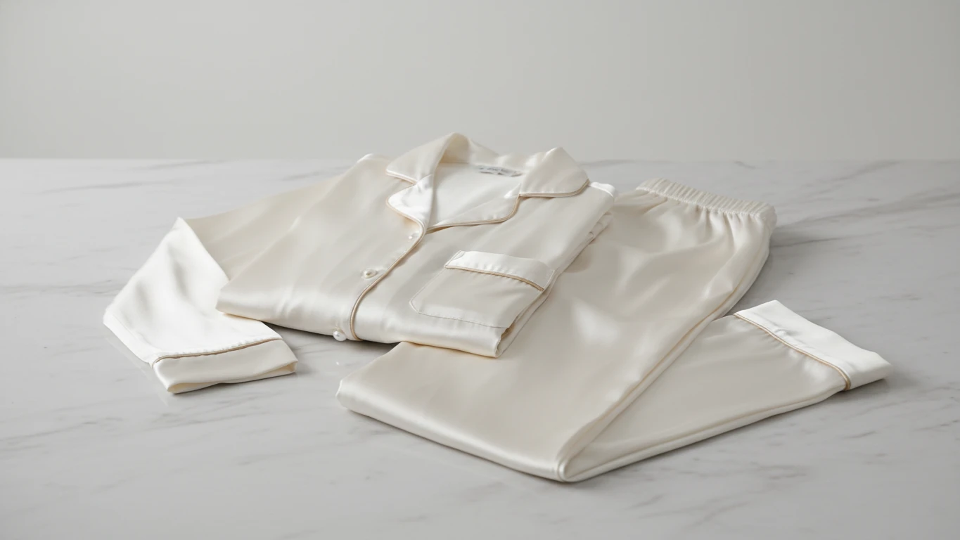 Conjunto de Pijamas de Seda