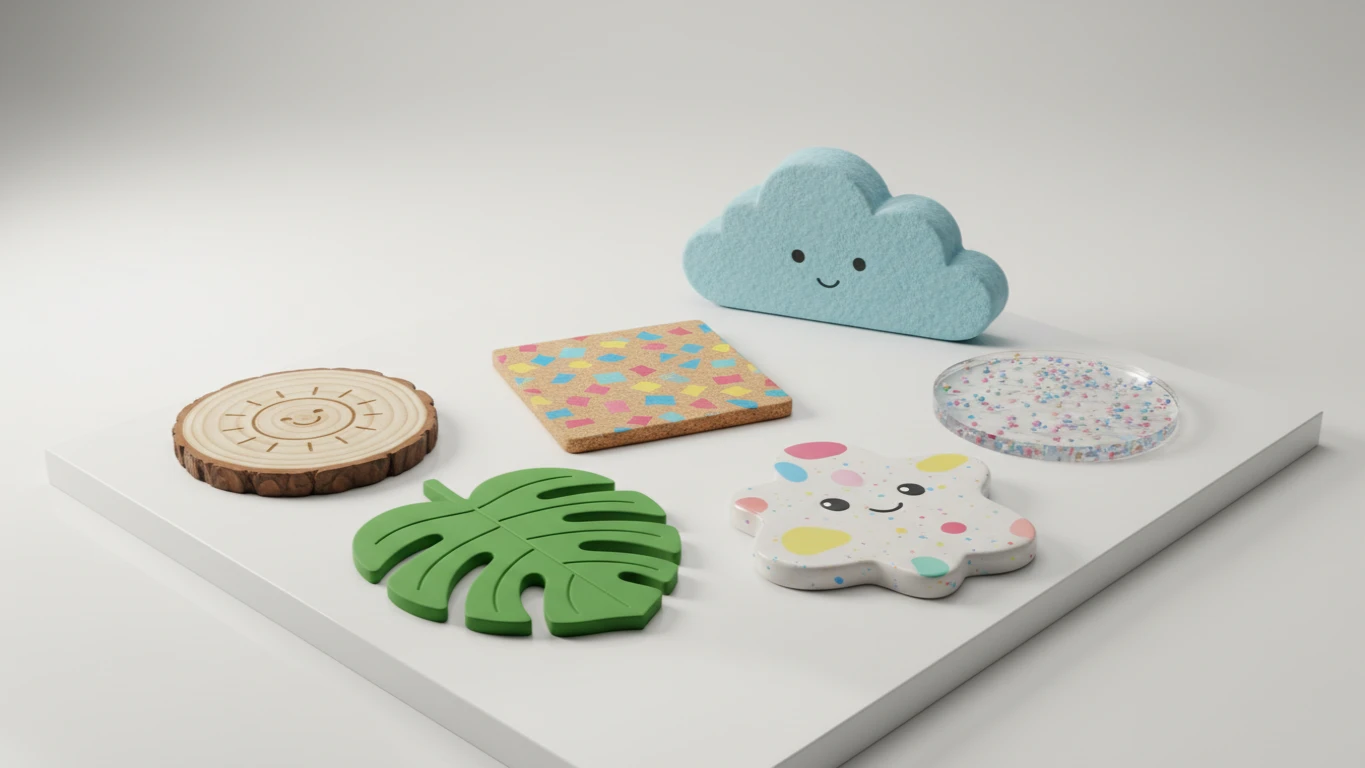 Conjunto de Porta-Copos Divertidos