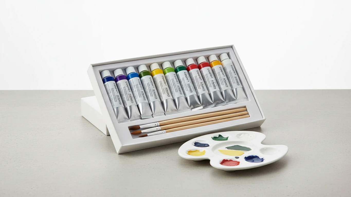 Conjunto de Tintas Guache Profissionais