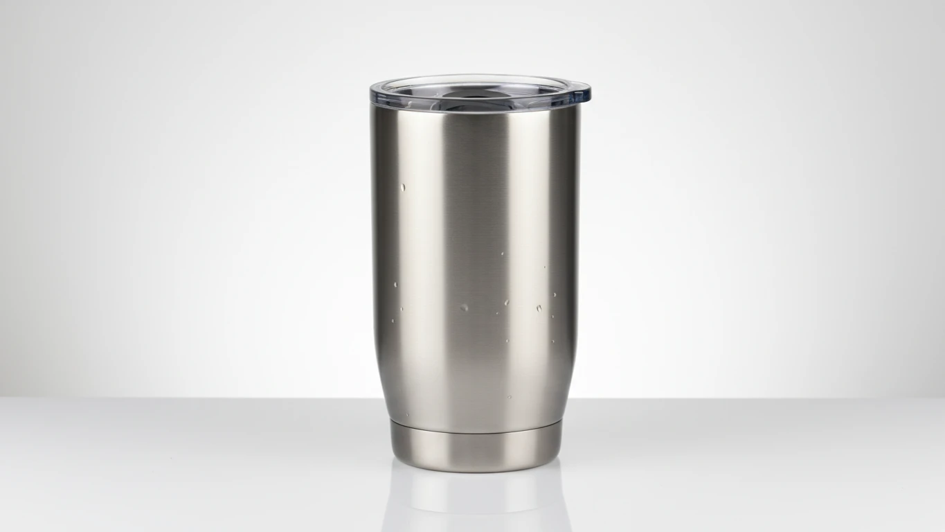 Copo Térmico em Inox com Tampa Hermética