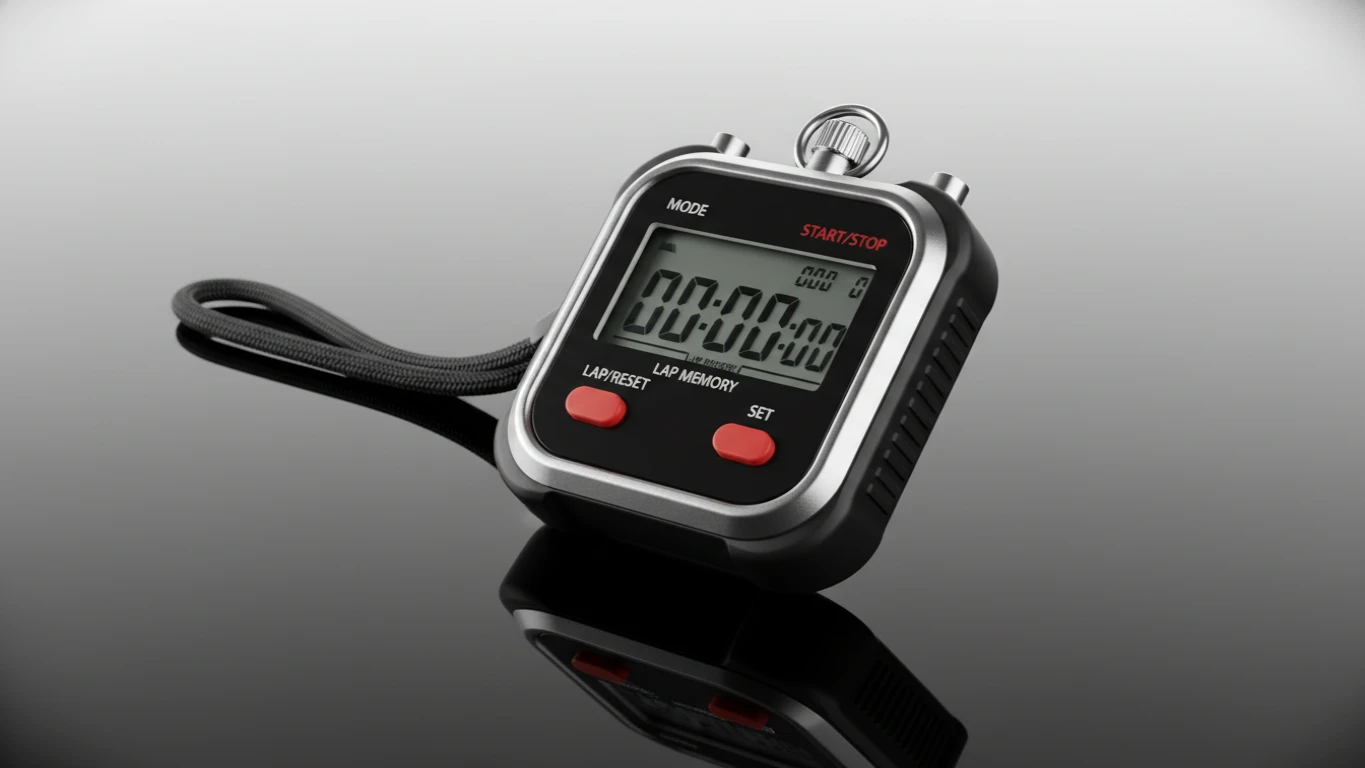 Cronômetro Profissional Digital com Memória de Voltas