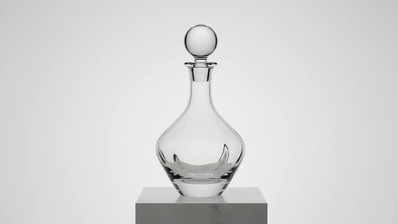 Decanter de Cristal Soprado à Mão