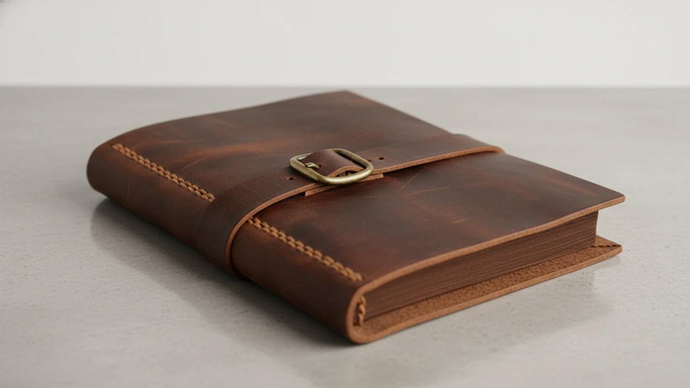 Diário Espiritual em Couro Legítimo