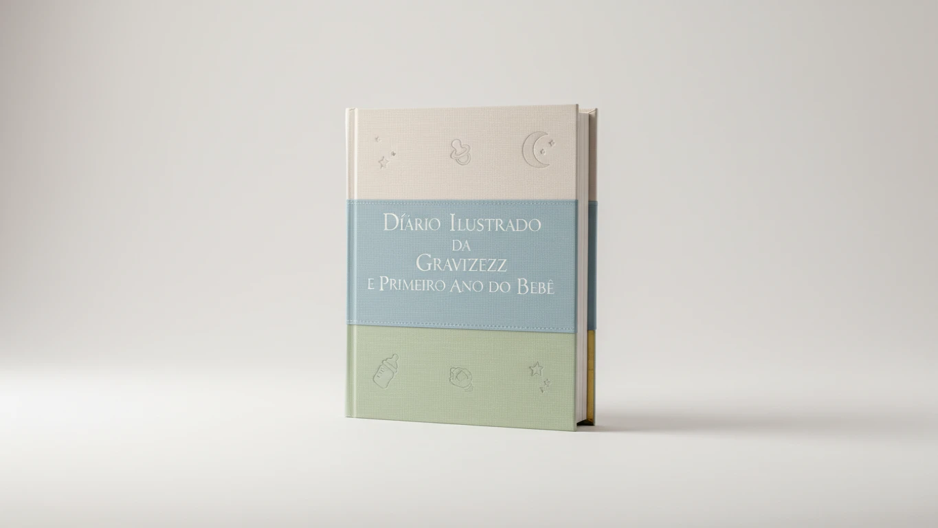 Diário Ilustrado da Gravidez e Primeiro Ano do Bebê
