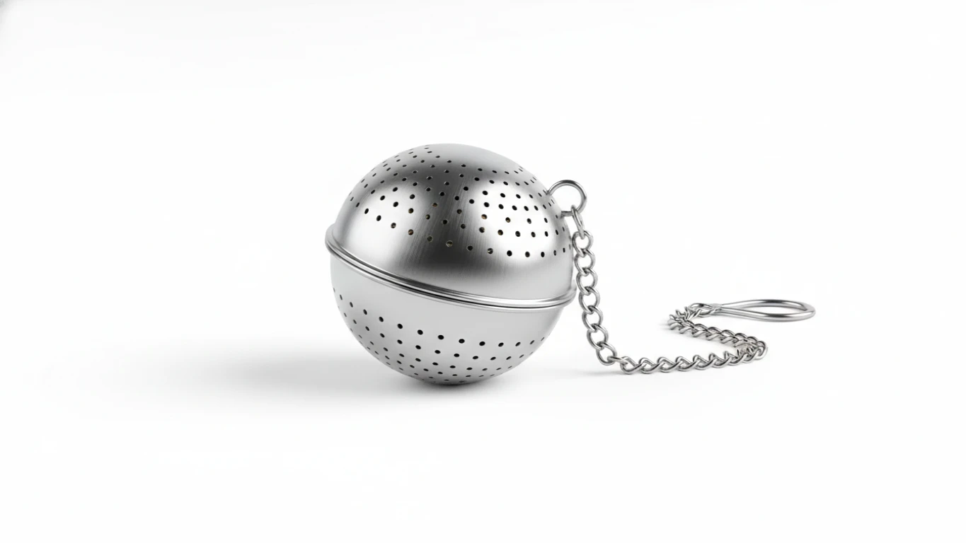 Difusor de Chá em Aço Inoxidável Individual