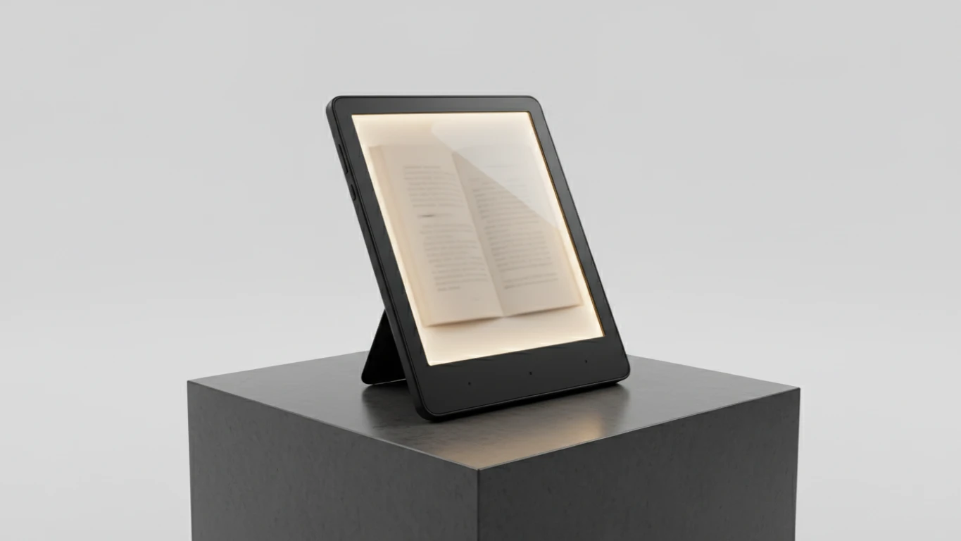 Dispositivo E-reader com Tela Iluminada