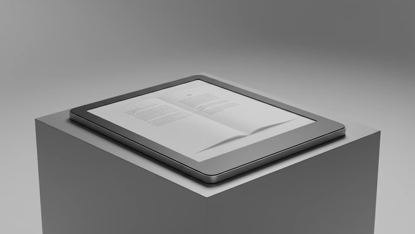 E-reader Portátil com Tela de Papel Digital