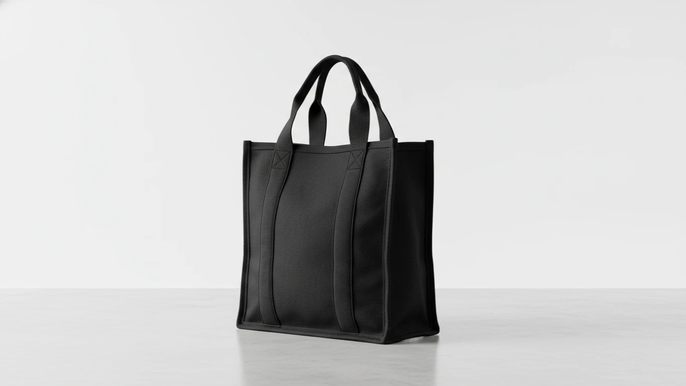 Ecobag Sustentável de Lona Preta