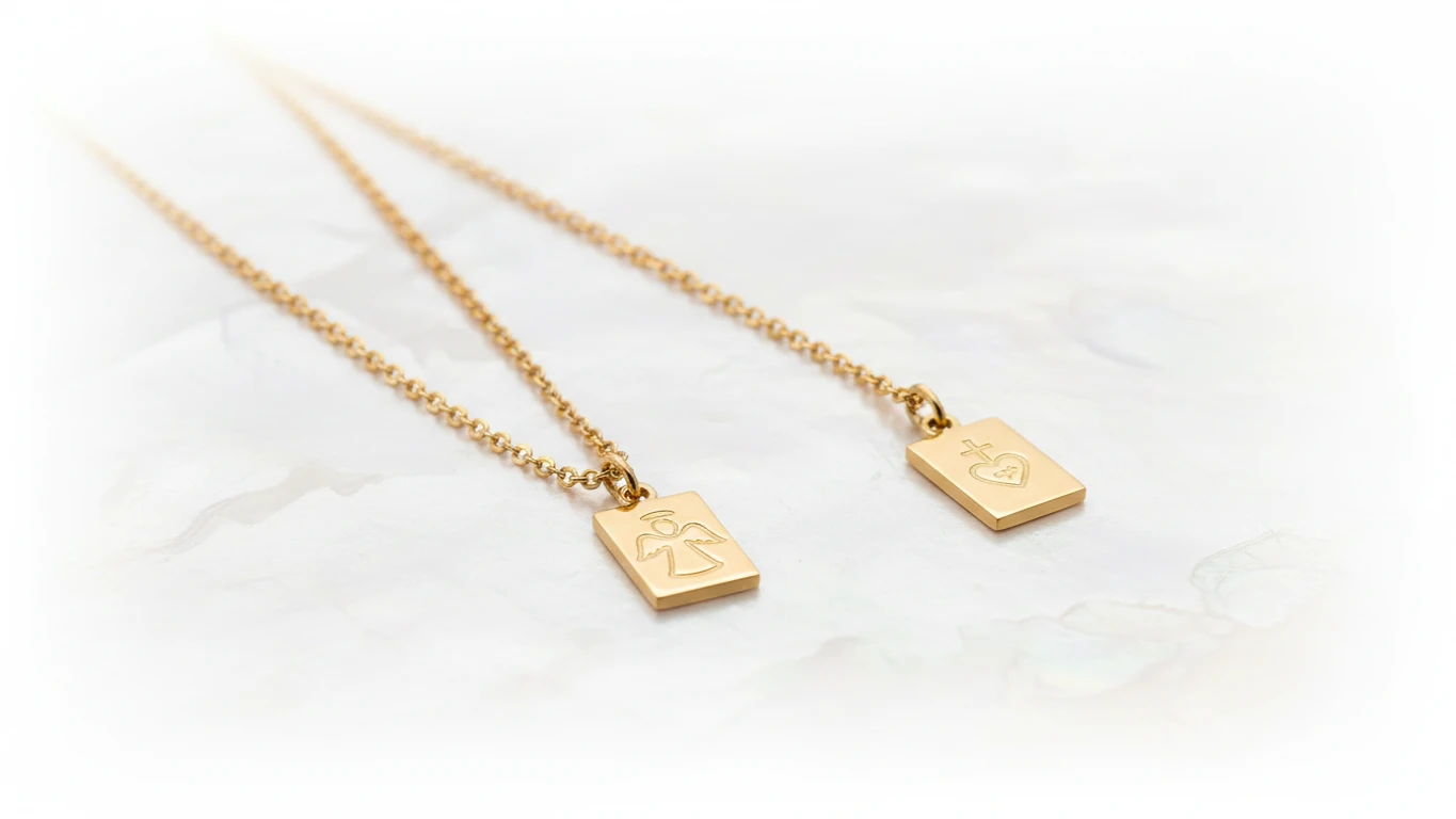 Escapulário de Ouro 18k Infantil