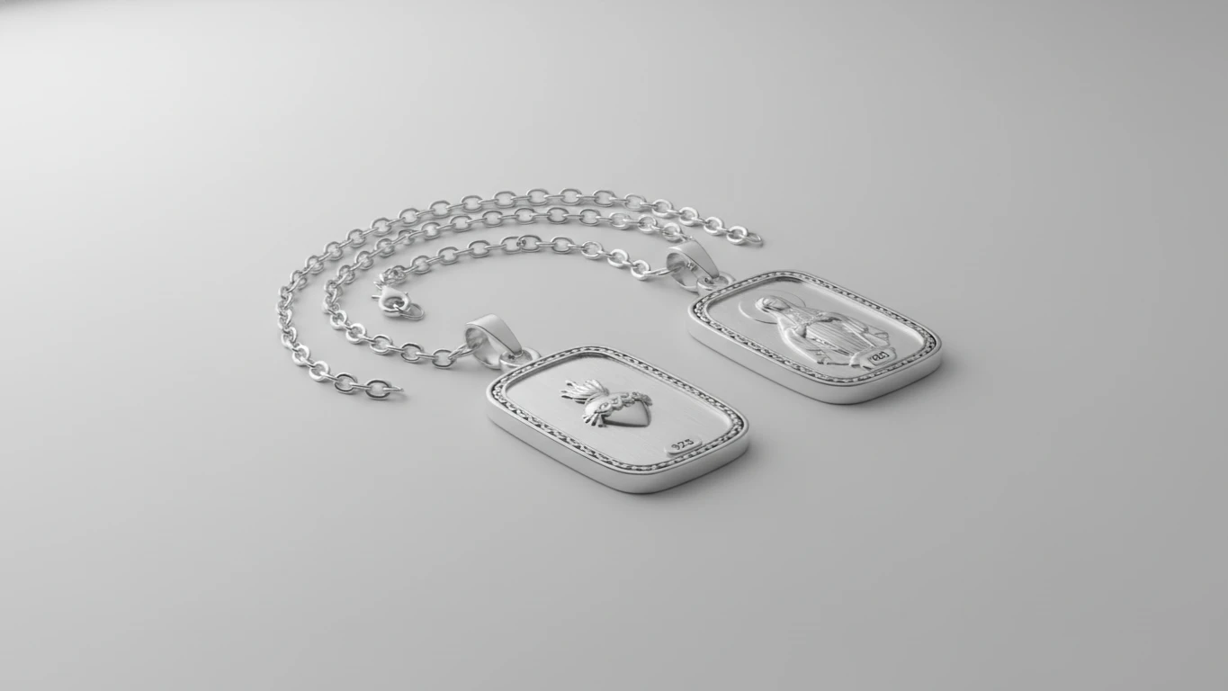 Escapulário em Prata 925 Legítima