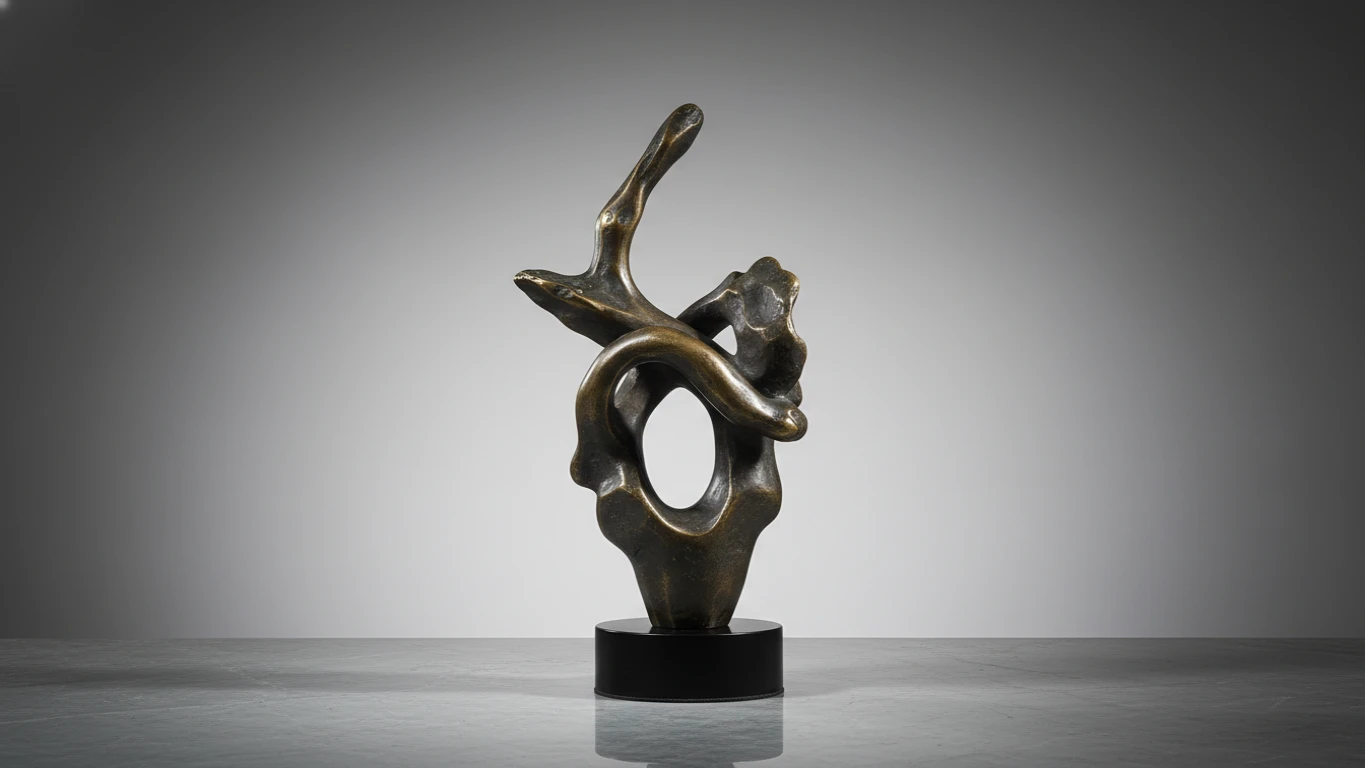 Escultura de Mesa em Bronze