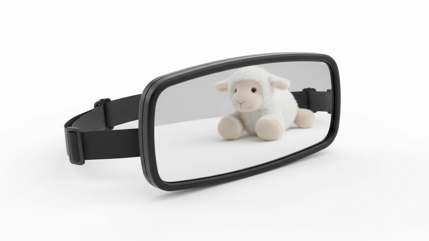 Espelho de Carro para Observar o Bebê